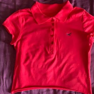 Hollister cropped Collar shirt